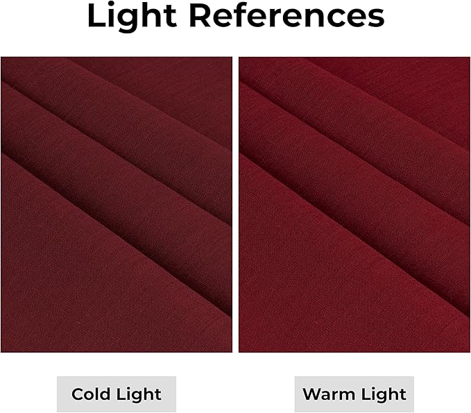 D'Moksha Homes Linen Dark Red Table Runner 90 Inches Long - 100% Pure Linen 14 x 90 Inch Table Runner for Dining, Winter, Christmas, Holiday - Machine Washable