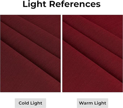 D'Moksha Homes Linen Dark Red Table Runner 90 Inches Long - 100% Pure Linen 14 x 90 Inch Table Runner for Dining, Winter, Christmas, Holiday - Machine Washable