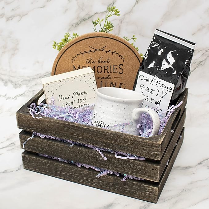 MagicWater Crinkle Cut Paper for Gift Baskets - 2LB - Diamond Lavender - Perfect for Shredded Paper Filler, Basket Filler, Gift Boxes, Bridesmaid Gifts, Christmas Stuffers & More – For All Occasions