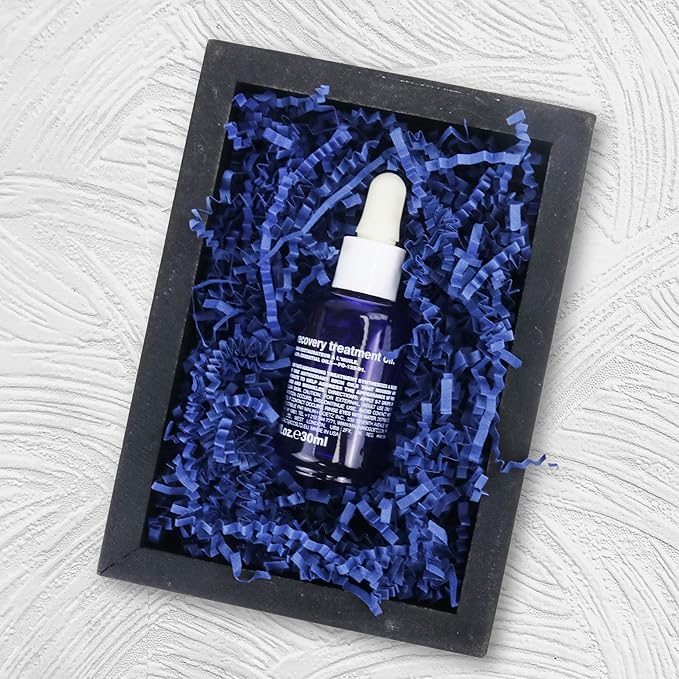 MagicWater Crinkle Cut Paper for Gift Baskets - 2LB - Navy Blue - Perfect for Shredded Paper Filler, Basket Filler, Gift Boxes, Bridesmaid Gifts, Christmas Stuffers & More – Ideal for All Occasions