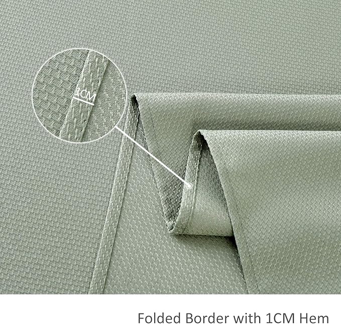 maxmill Textured Rectangular Tablecloth Water Resistance Antiwrinkle Spillproof Soft Jacquard Table Cloth for Dining Room, Buffet Banquet Parties and Holiday Dinners, 60 x 104 Inch, Sage Green