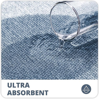Bath Mat,Ultra Thin Bathroom Runner Rugs,Large Bath Mats for Bathroom,Quick Dry,Non-Slip,Machine Washable,Low Pile,Bath Rug,Shower Outside,Sink,Home Decor Accessories.Blue,1'5"x2'11"（17x35inch）