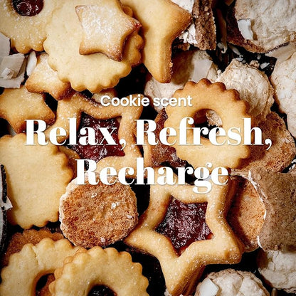 Cookie Scented Soy Candles Non Toxic - Fall Decor Aromatherapy Candle | Luxury Fragrance Oil | 50-Hour Burn Time | Eco Lead-Free Wick | for Home Birthday Christmas Gifts for Women Mom