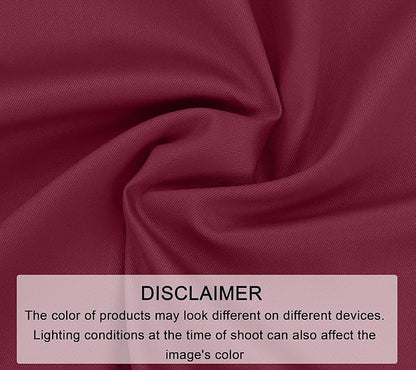 Zoyer Cloth Napkins Set of 12, 18x18 Inches Cotton Enrich Napkins Cloth ‎Washable, Soft & Durable Dinner Napkins for Parties, Wedding, Christmas, ‎Thanksgiving & Everyday Use - Burgundy