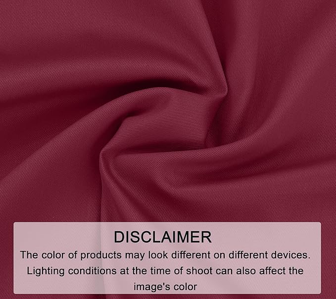 Zoyer Cloth Napkins Set of 4, 18x18 Inches Cotton Enrich Napkins Cloth ‎Washable, Soft & Durable Dinner Napkins for Parties, Wedding, Christmas, ‎Thanksgiving & Everyday Use - Burgundy