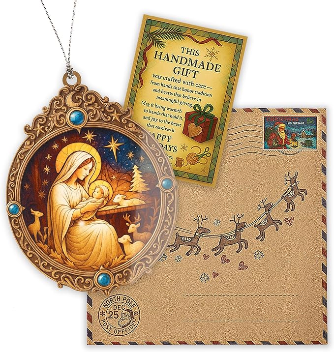 Christmas Nativity ornament 2025 - christian christmas ornaments - religious christmas ornaments - christmas ornaments - christian christmas decor - Christmas decoration