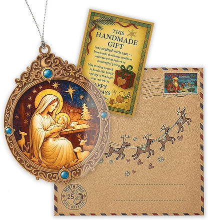 Christmas Nativity ornament 2025 - christian christmas ornaments - religious christmas ornaments - christmas ornaments - christian christmas decor - Christmas decoration