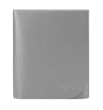 Ubbi On-the-Go Diaper Changing Baby Mat, Soft and Comfortable Diaper Bag Accessory Must Have for Newborns, Easy to Clean, Portable Folding Pad, Baby Traveling Accessories, Gray