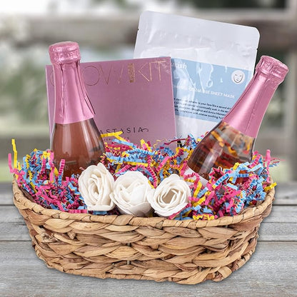 MagicWater Crinkle Cut Paper for Gift Baskets - 2LB - Fiesta Blend - Perfect for Shredded Paper Filler, Basket Filler, Gift Boxes, Bridesmaid Gifts, Christmas Stuffers & More – Ideal for All Occasions