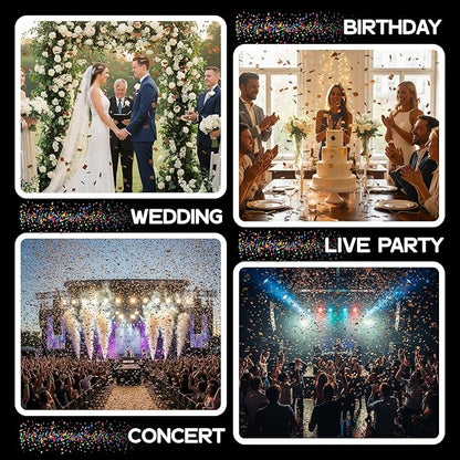 Ultimate Confetti, Brown Biodegradable Confetti - Rectangular Fluttering Tissue Paper Confetti for Cannon and Launcher use – Mother’s Day Confeti, Wedding, Parties and Live Events - 1 lb, 16 oz