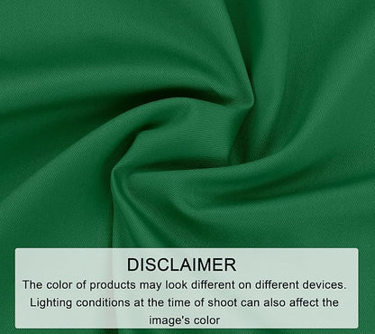 Zoyer Cloth Napkins Set of 12, 18x18 Inches Cotton Enrich Napkins Cloth ‎Washable, Soft & Durable Dinner Napkins for Parties, Wedding, Christmas, ‎Thanksgiving & Everyday Use - Dark Green