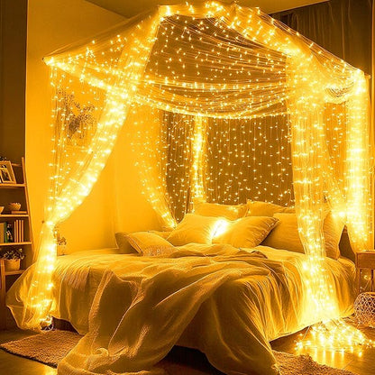 Joomer Battery String Lights, 2PACK Total 32FT 100 LED Battery Operated String Light, Twinkle Fairy Lights with Timer for Home, Garden, Store, Party, Holiday, Indoor Decor (Warm White)