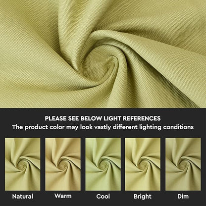 Encasa XO Sage Green Cloth Napkins Set of 12, 17"x17" | Solid Color Cotton Dinner Napkins | Washable & Reusable Napkins for Dining Table Fall Decoration, Holiday & Christmas Festivals