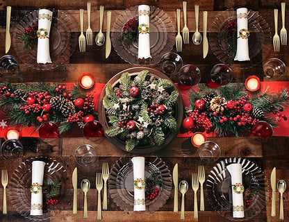 Perfect Settings 150 PCS Gold Plastic Silverware Set Heavy Duty Premium - Gold Plastic Cutlery Set Hammered Pebbled Finish - 50 Forks, 50 Knives, 50 Spoons Utensil Set
