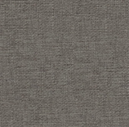 Homepop Home Decor | Button Tufted Woven Round Storage Ottoman | Ottoman with Storage for Living Room & Bedroom (Dark Gray)