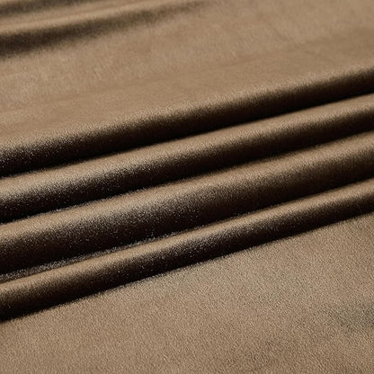 PRIMROSE Brown Polyester Velvet Curtains 102 inch Long for Living Room,Set of 2 Panels Blackout Rod Pocket Back Tab Window Treatment Room Darkening Heavy Decorative Curtains Drapes for Bedroom