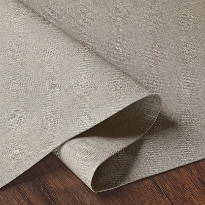 D'Moksha Homes Linen Natural Table Runner 72 Inches Long - 100% Pure Linen 14 x 72 Inch Table Runner for Dining, Winter, Christmas, Holiday - Machine Washable